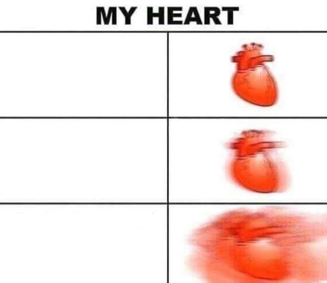 Heart meme Blank Meme Template