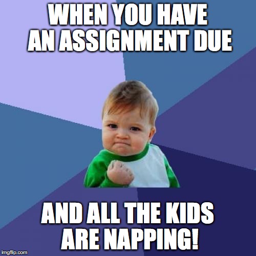 kid assignment meme