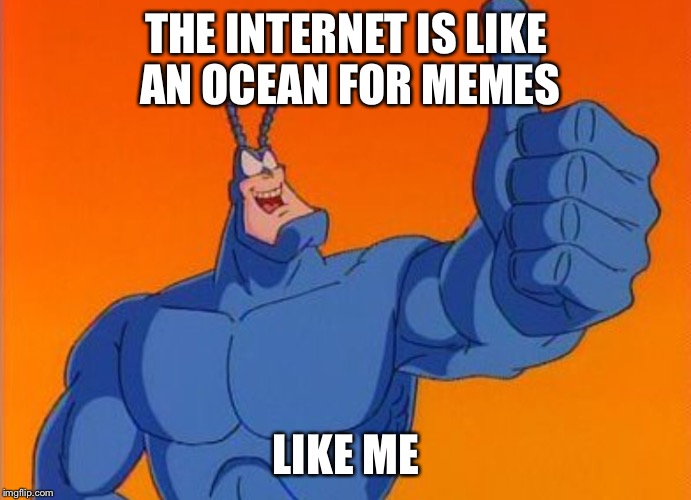 THE INTERNET IS LIKE AN OCEAN FOR MEMES LIKE ME | made w/ Imgflip meme maker