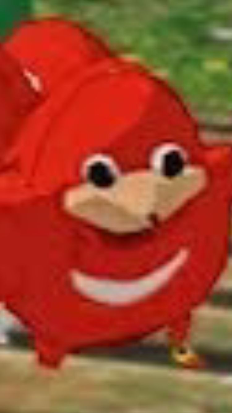 High Quality Ugandan knuckles Blank Meme Template