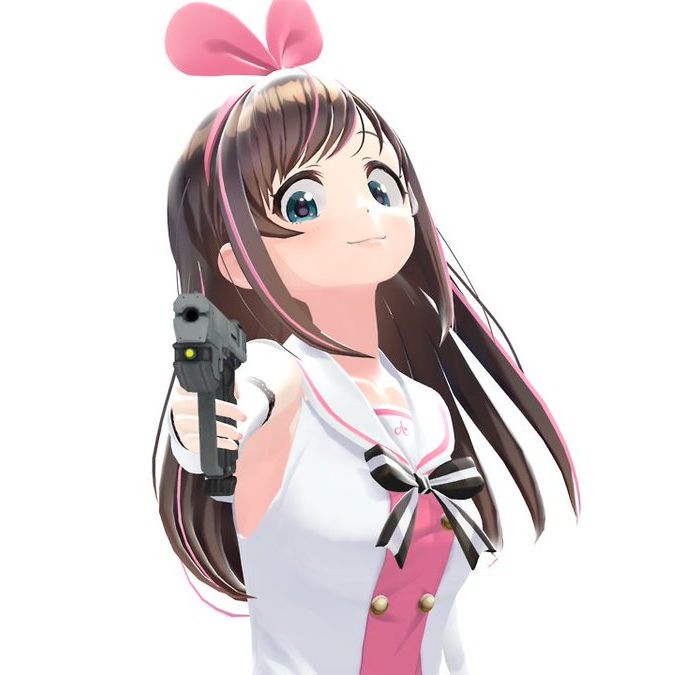 High Quality Kizuna gun Blank Meme Template. 
