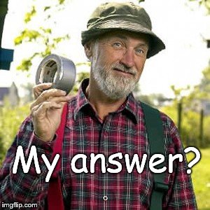 duct tape, of course | My answer? | image tagged in duct tape of course | made w/ Imgflip meme maker