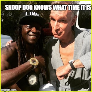 Nye Time | SNOOP DOG KNOWS WHAT TIME IT IS | image tagged in nye time | made w/ Imgflip meme maker