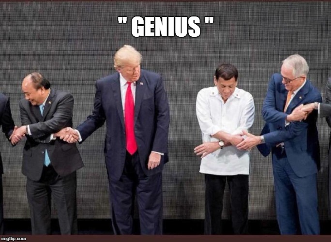 " GENIUS " | image tagged in trump | made w/ Imgflip meme maker