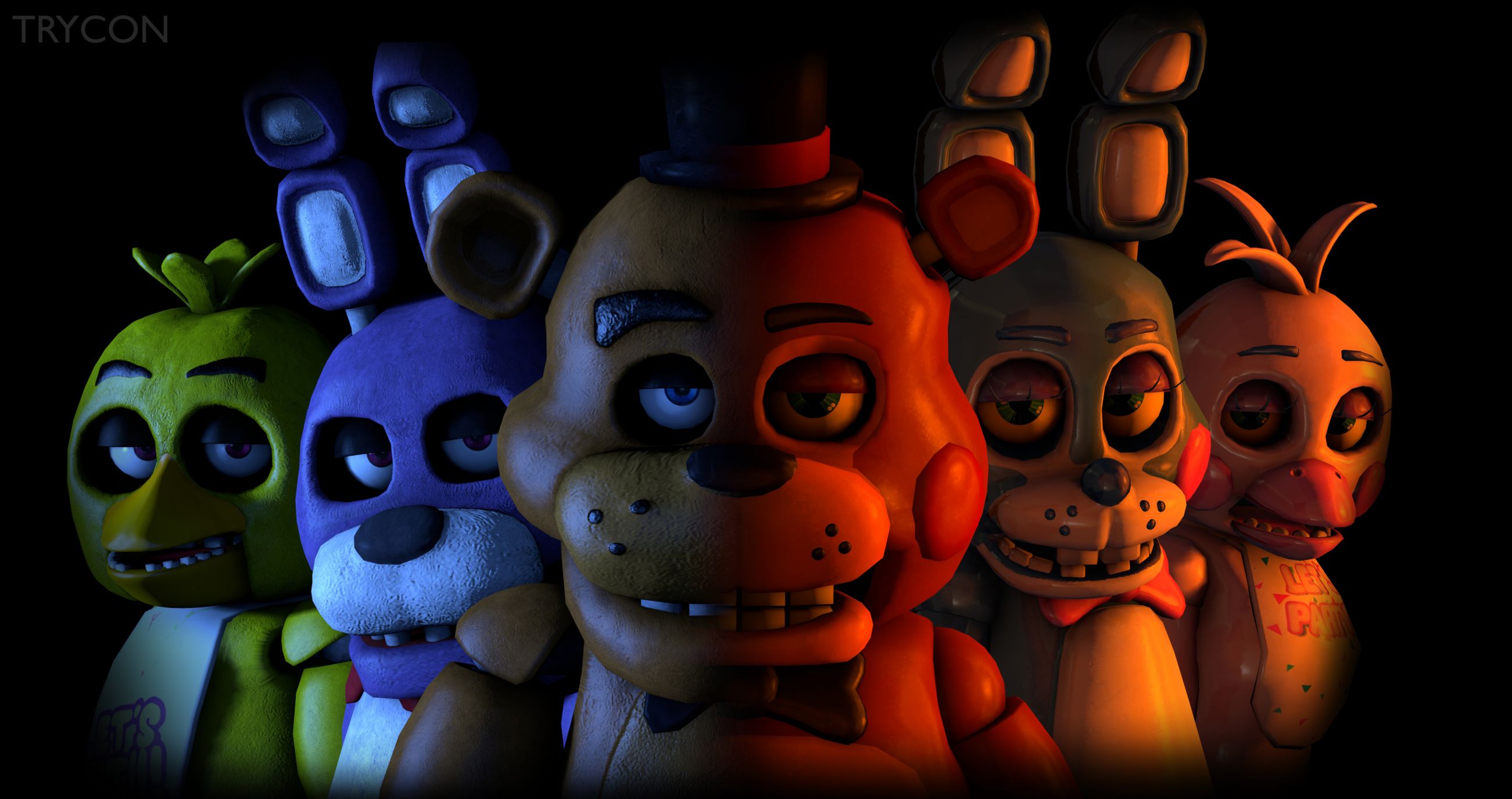 High Quality FIVE NIGHTS AT FREDDY'S Blank Meme Template