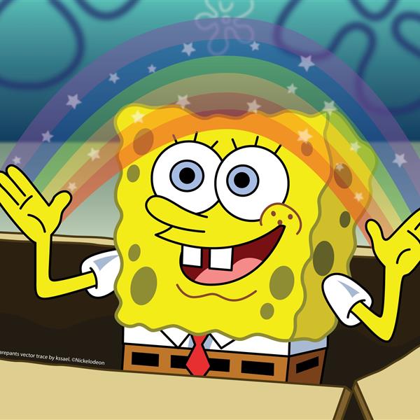 Spongebob nobody cared Blank Meme Template