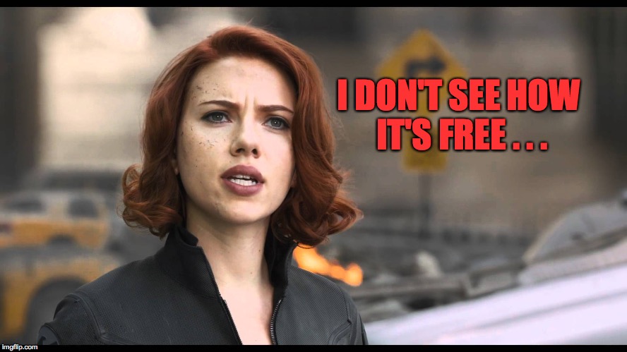 I DON'T SEE HOW IT'S FREE . . . | made w/ Imgflip meme maker