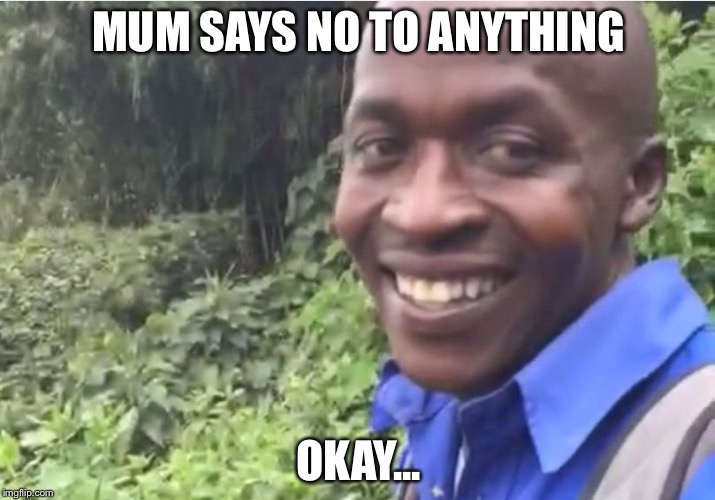  MUM SAYS NO TO ANYTHING; OKAY... | image tagged in okay vine | made w/ Imgflip meme maker