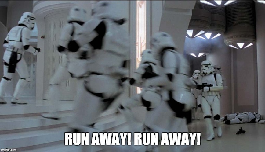 RUN AWAY! RUN AWAY! | made w/ Imgflip meme maker