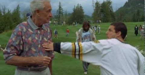 High Quality Happy Gilmore Punches Bob Barker Blank Meme Template