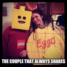 THE COUPLE THAT ALWAYS SHARES | made w/ Imgflip meme maker