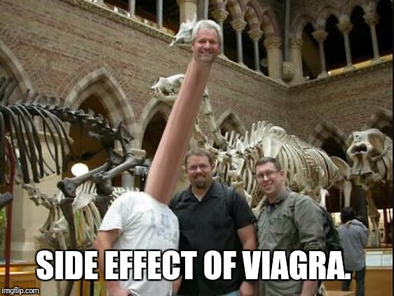 The side effect Viagra forgot to mention | SIDE EFFECT OF VIAGRA. | image tagged in long neck,memes,funny memes | made w/ Imgflip meme maker