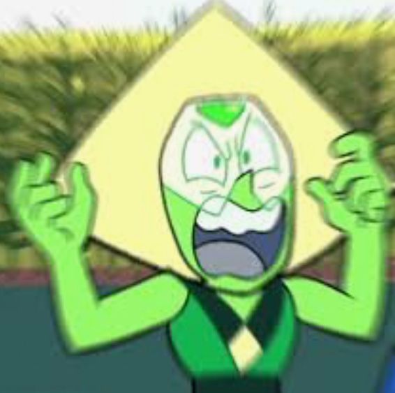 Peridot gru meme format rendered! : r/stevenuniverse