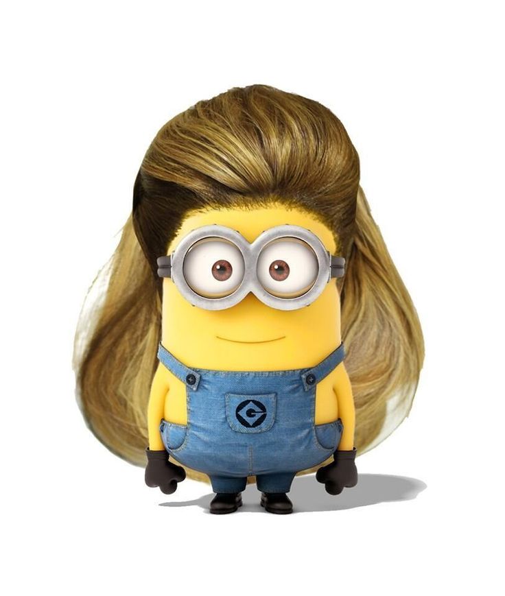 Minion mullet Blank Meme Template