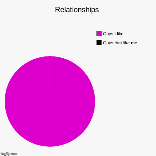 Guys | image tagged in funny,pie charts,crush,guys that like me | made w/ Imgflip chart maker