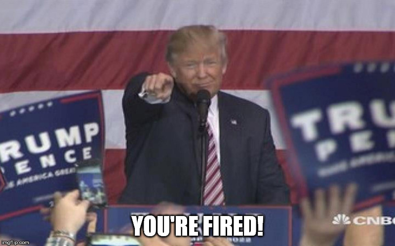 NoName | YOU'RE FIRED! | image tagged in noname | made w/ Imgflip meme maker