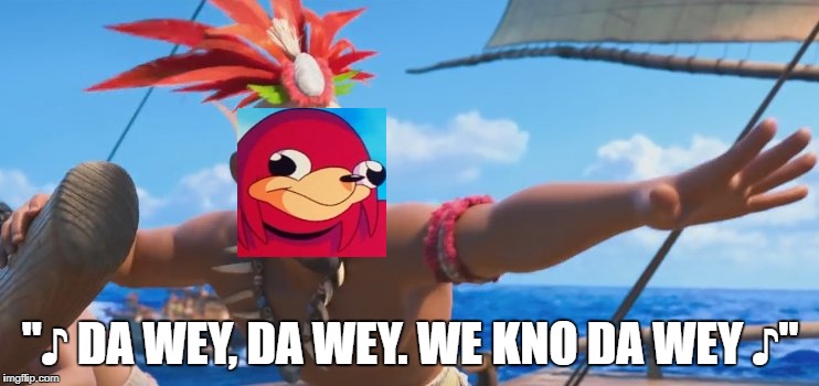 One Knuckles Joke I Found Funny, and I'll Never Use the Meme Again