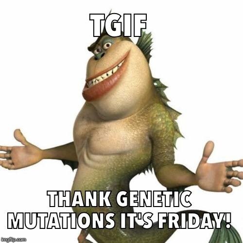 They finally found him!  Happy Friday! | A | image tagged in evolution,atheism | made w/ Imgflip meme maker