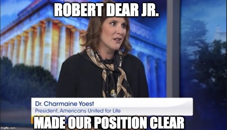 ROBERT DEAR JR. MADE OUR POSITION CLEAR | image tagged in memes | made w/ Imgflip meme maker
