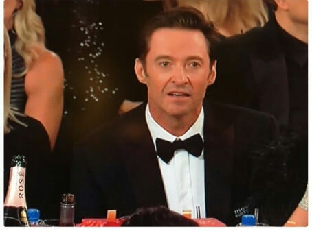 High Quality Hugh Jackman is dismayed Blank Meme Template