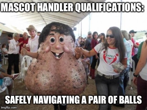 image tagged in baller,funny,mascot | made w/ Imgflip meme maker