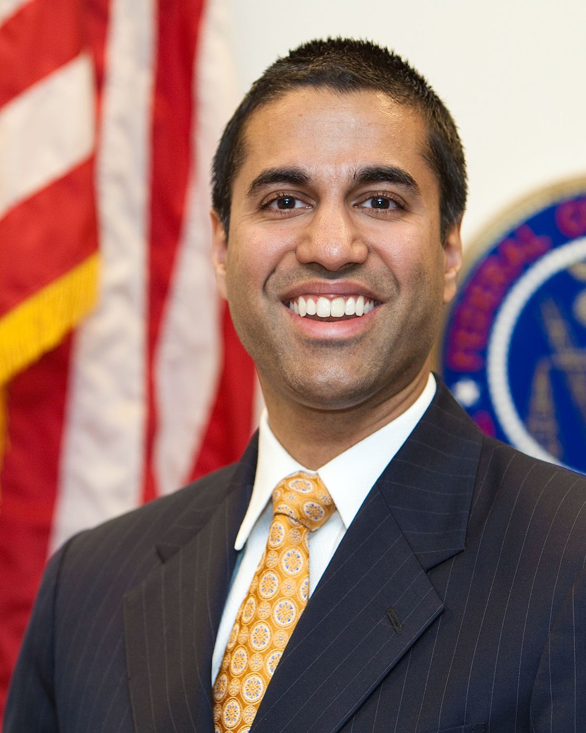High Quality Ajit Pai, The death of a free internet Blank Meme Template