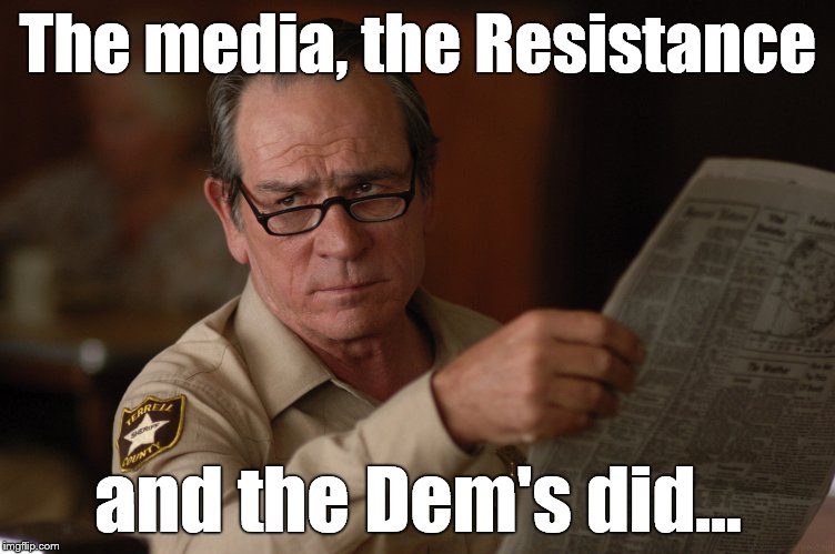 say what? | The media, the Resistance and the Dem's did... | image tagged in say what | made w/ Imgflip meme maker