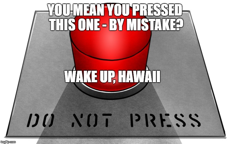 image tagged in hawaii - red button | made w/ Imgflip meme maker