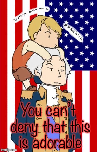 I can imagine this happening | You can’t deny that this is adorable | image tagged in hetalia | made w/ Imgflip meme maker