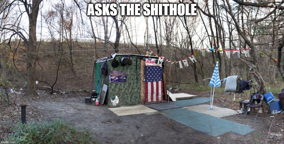 High life | ASKS THE SHITHOLE | image tagged in high life | made w/ Imgflip meme maker