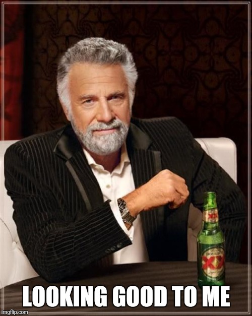 The Most Interesting Man In The World Meme | LOOKING GOOD TO ME | image tagged in memes,the most interesting man in the world | made w/ Imgflip meme maker