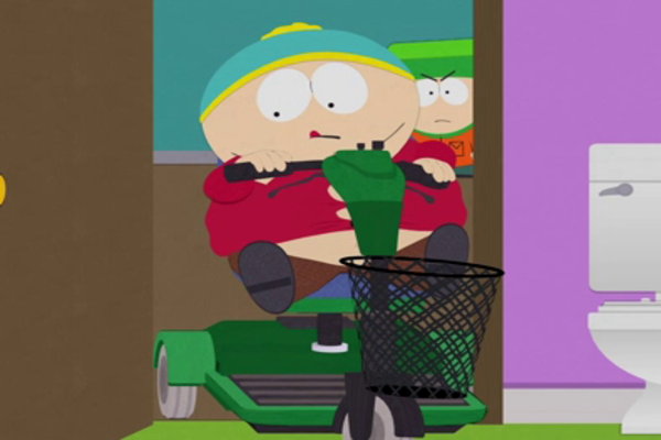Cartman mobility scooter Blank Meme Template