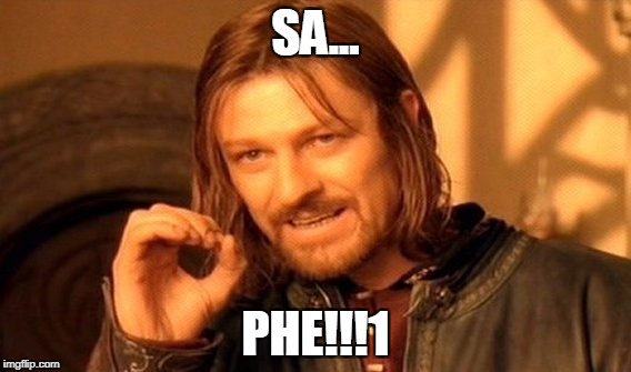 One Does Not Simply Meme | SA... PHE!!!1 | image tagged in memes,one does not simply | made w/ Imgflip meme maker