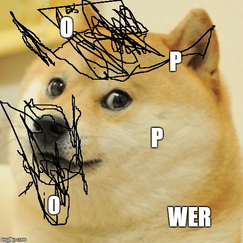 Doge Meme | O; P; P; O; WER | image tagged in memes,doge | made w/ Imgflip meme maker