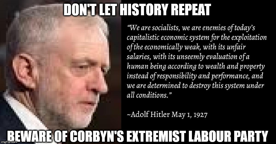 Beware #Corbyn extremists | DON'T LET HISTORY REPEAT; BEWARE OF CORBYN'S EXTREMIST LABOUR PARTY | image tagged in corbyn eww,communist socialist,mcdonnell party of hate,momentum extremist,anti royal,labour | made w/ Imgflip meme maker