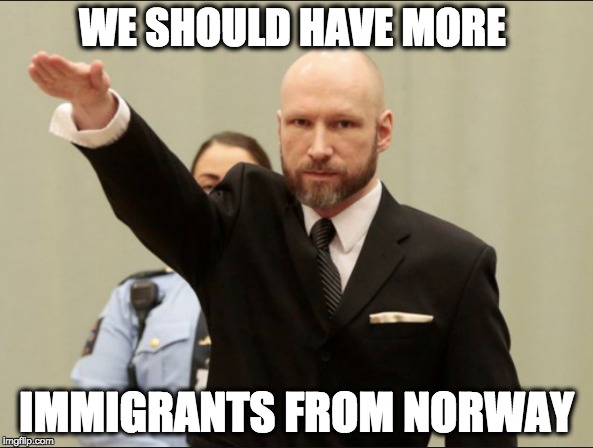 WE SHOULD HAVE MORE; IMMIGRANTS FROM NORWAY | image tagged in memes | made w/ Imgflip meme maker