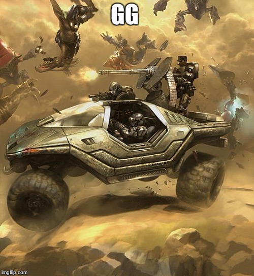 Halo | GG | image tagged in halo | made w/ Imgflip meme maker