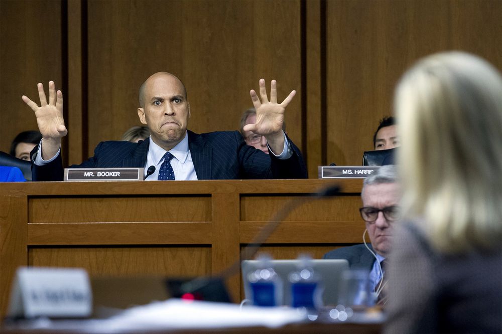 cory booker Blank Meme Template