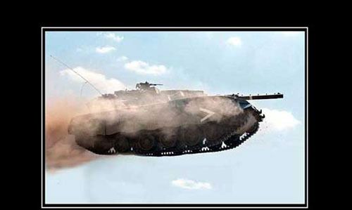 High Quality Flying tank...cause fuck you Blank Meme Template