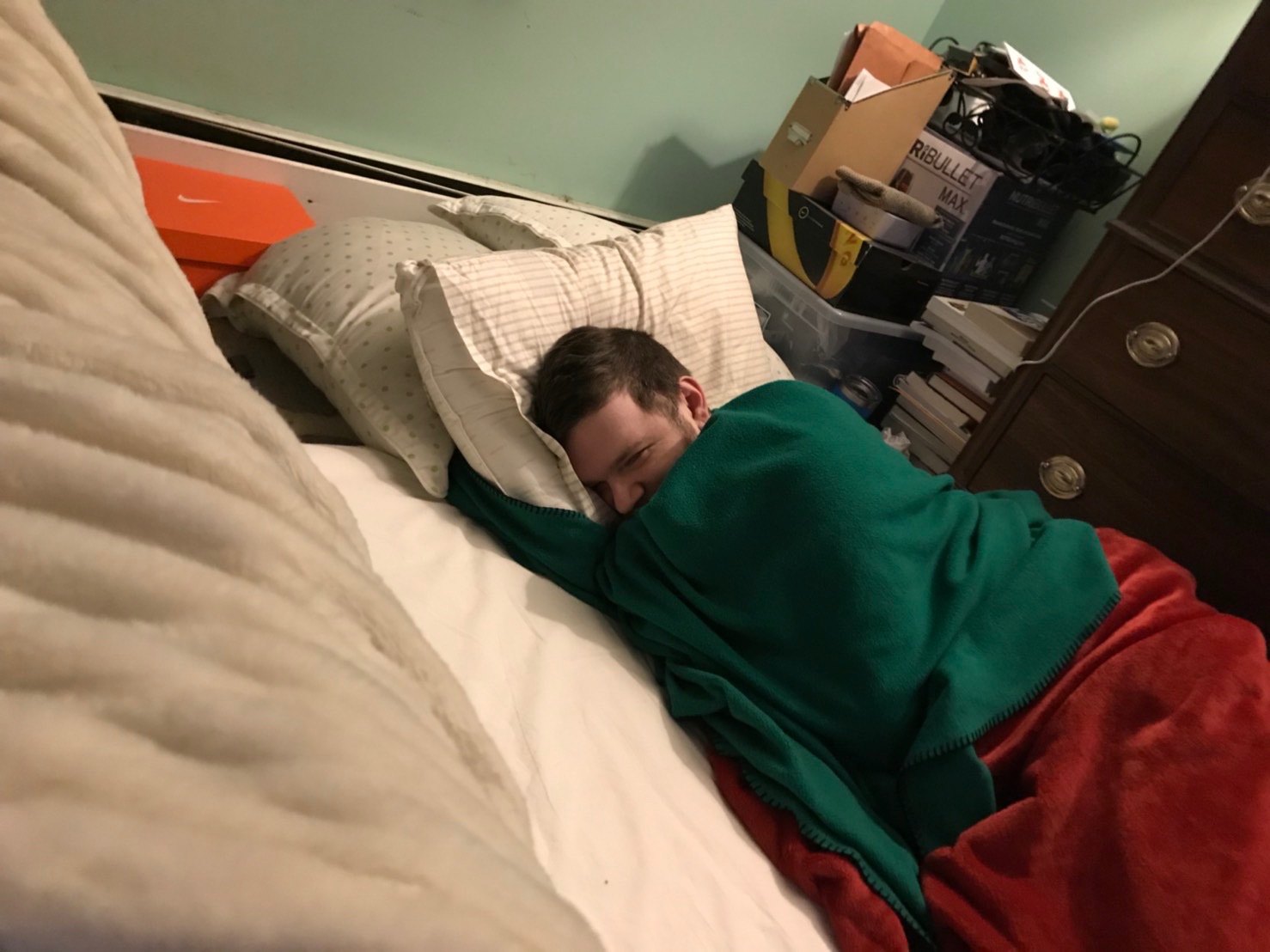 High Quality Depressed sleeping Blank Meme Template