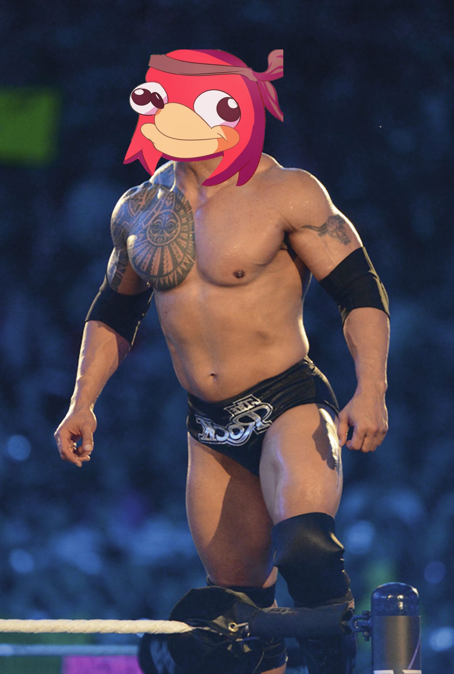 Da wae The Rock Johnson Blank Meme Template