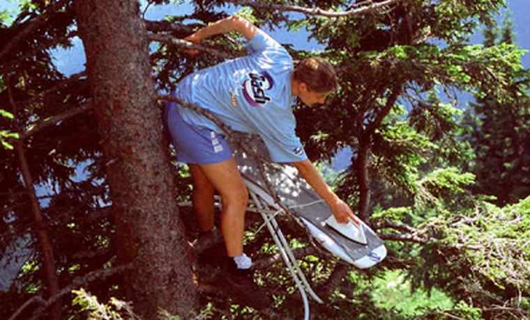 High Quality extreme ironing Blank Meme Template