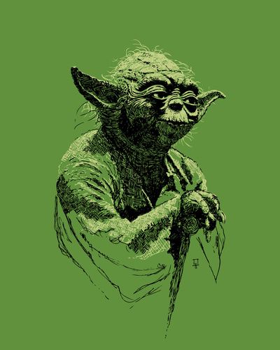 Yoda Green Star Wars Jedi Blank Meme Template