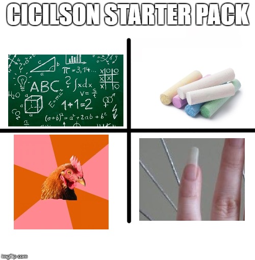 Blank Starter Pack | CICILSON STARTER PACK | image tagged in memes,blank starter pack | made w/ Imgflip meme maker