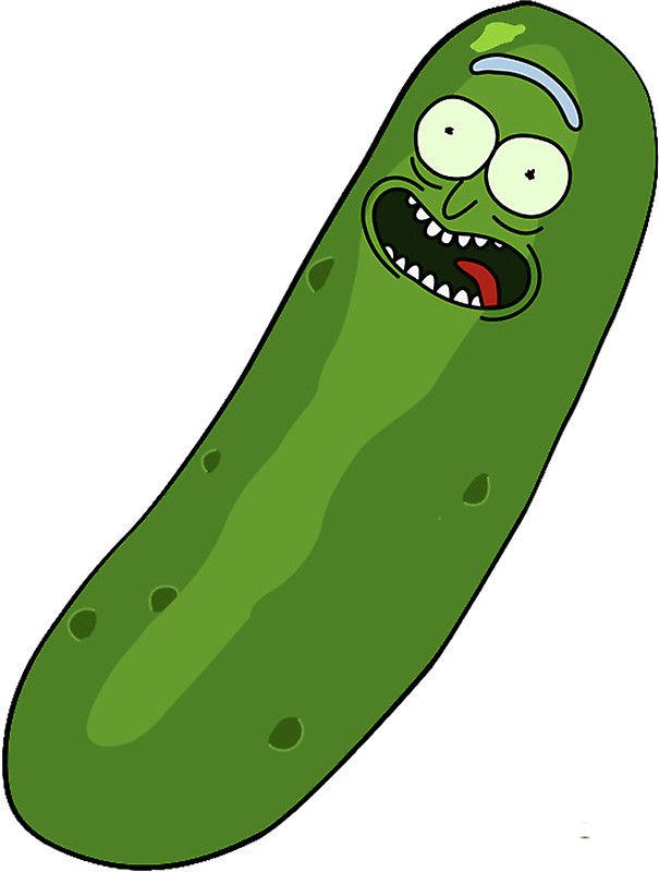 High Quality pickle rick Blank Meme Template