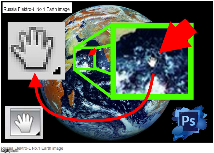 Photoshop | image tagged in cgi,fake ball,flat earth,russia elektro-l no 1 earth image | made w/ Imgflip meme maker