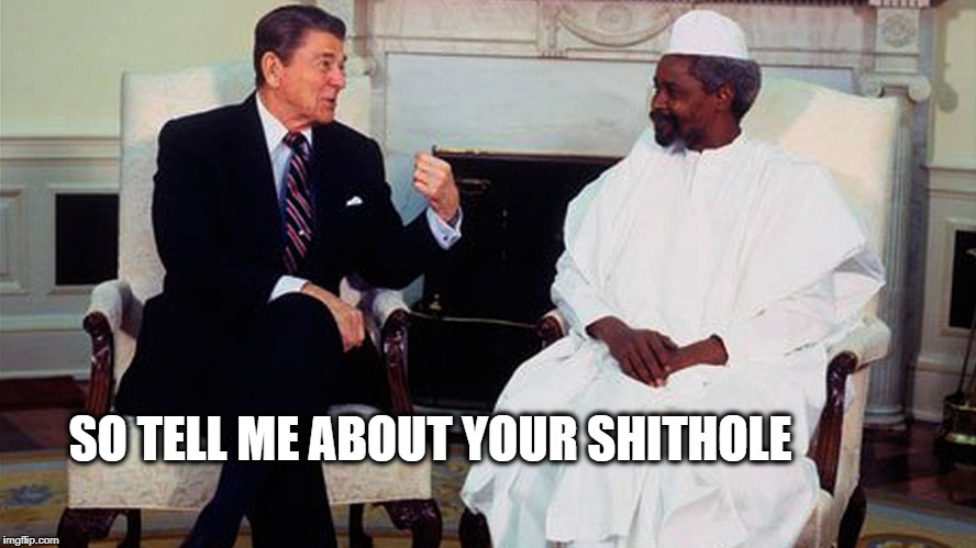 Reagan | SO TELL ME ABOUT YOUR SHITHOLE | image tagged in reagan | made w/ Imgflip meme maker