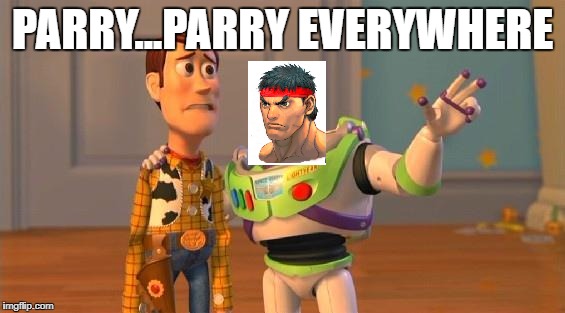 TOYSTORY EVERYWHERE |  PARRY...PARRY EVERYWHERE | image tagged in toystory everywhere | made w/ Imgflip meme maker