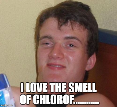 10 Guy Meme | I LOVE THE SMELL OF CHLOROF............ | image tagged in memes,10 guy | made w/ Imgflip meme maker