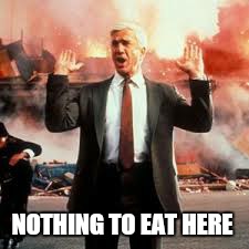 Just no | NOTHING TO EAT HERE | image tagged in memes,tide pods,leslie nielsen,nothing,stinger | made w/ Imgflip meme maker